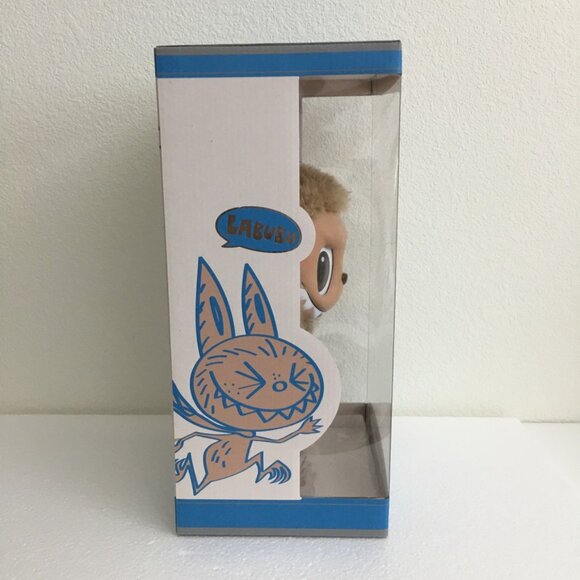 Labubu Time to Chill Vinyl Plush Doll - Brown and Blue - Picture 12 of 13